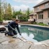 Pool repair by a professional