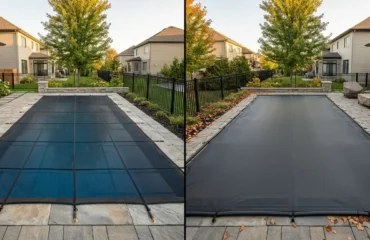 Pool Safety Cover vs. Winter Cover Pool Safety Cover vs. Winter Cover