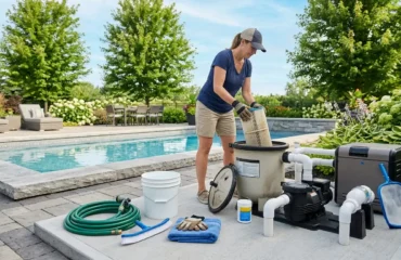 pool filter cleaning pool filter cleaning