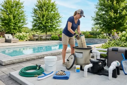 pool filter cleaning
